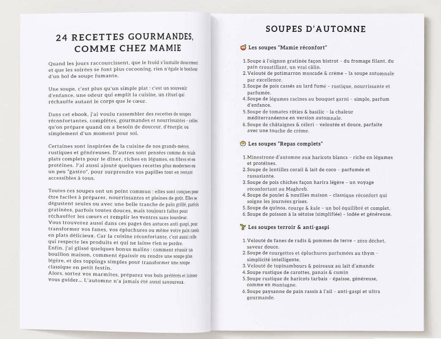 Soupes d’Automne – 24 recettes gourmandes, simples et réconfortantes
